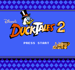 Duck Tales 2 (USA) Title Screen
